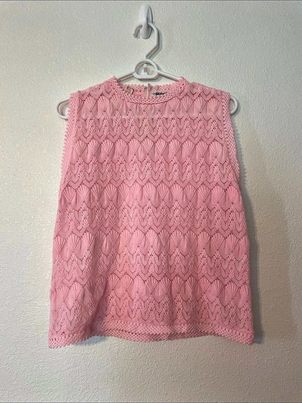 Made in Japan Vintage Pink Knit Tank Top